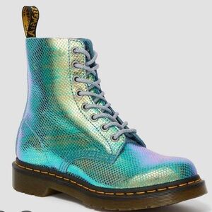 Dr. Martens 1460 Pascal Iridescent Boots – Rare Find!